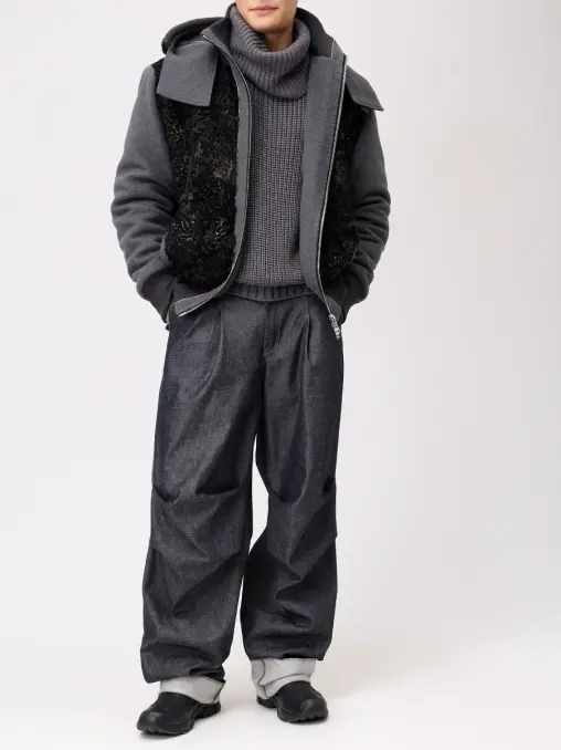 Куртка шерстяная с каракулем IGORGULYAEV