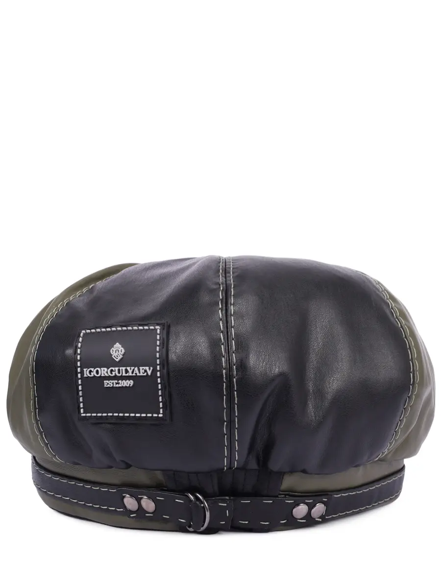 Кепи из экокожи