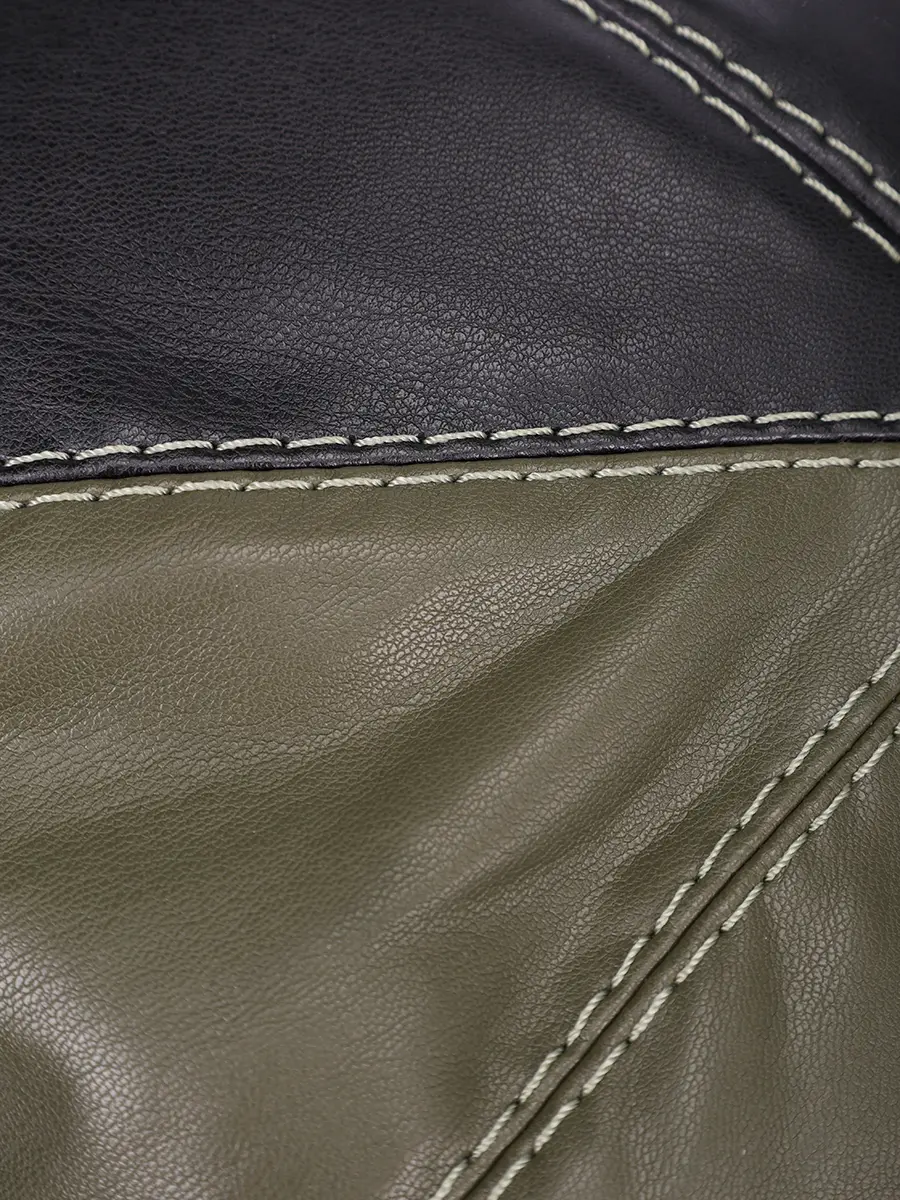 Кепи из экокожи