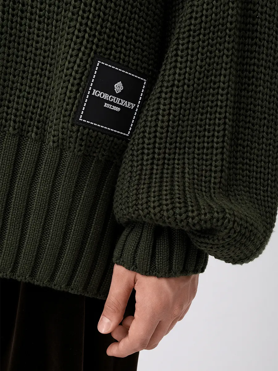 Свитер из хлопка и вискозы