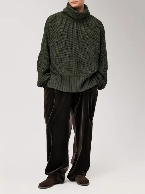 Свитер из хлопка и вискозы IGORGULYAEV