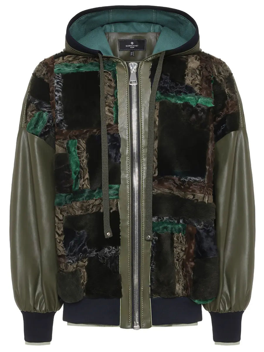 Куртка комбинированная