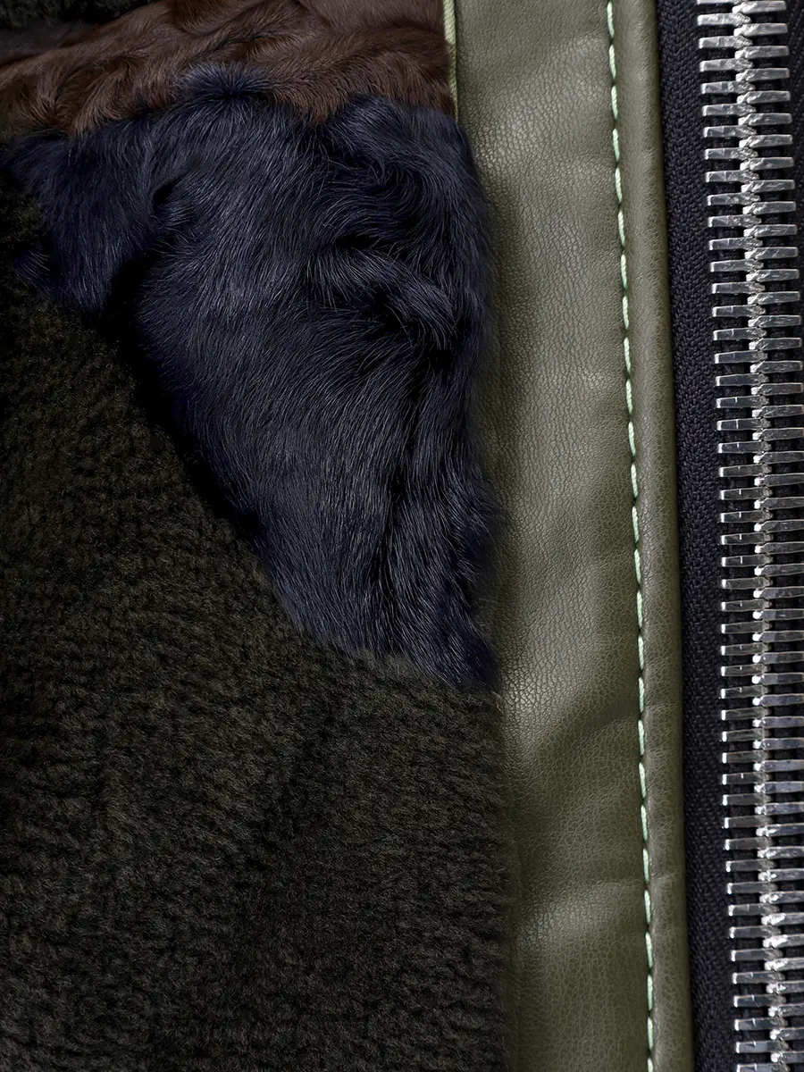 Куртка комбинированная