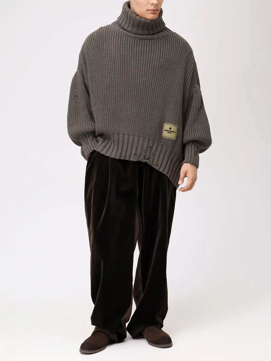 Свитер из хлопка и вискозы