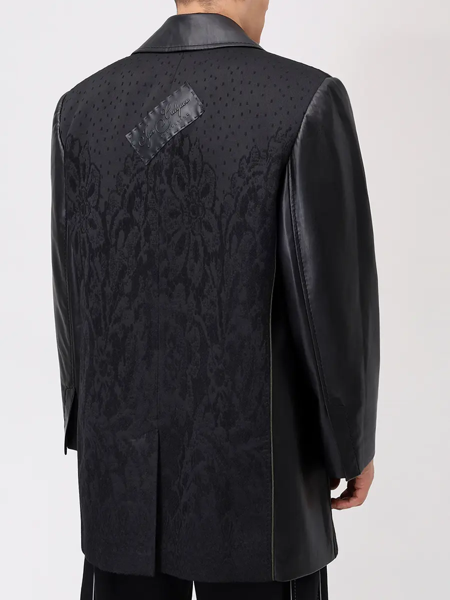 Пиджак комбинированный