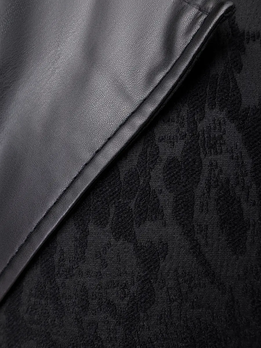 Пиджак комбинированный