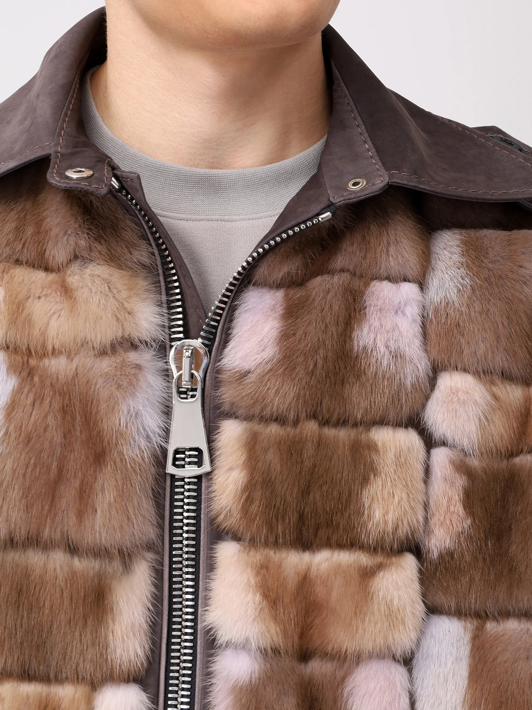 Куртка замшевая с мехом