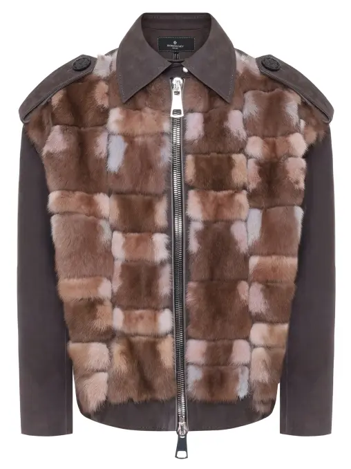 Куртка замшевая с мехом IGORGULYAEV