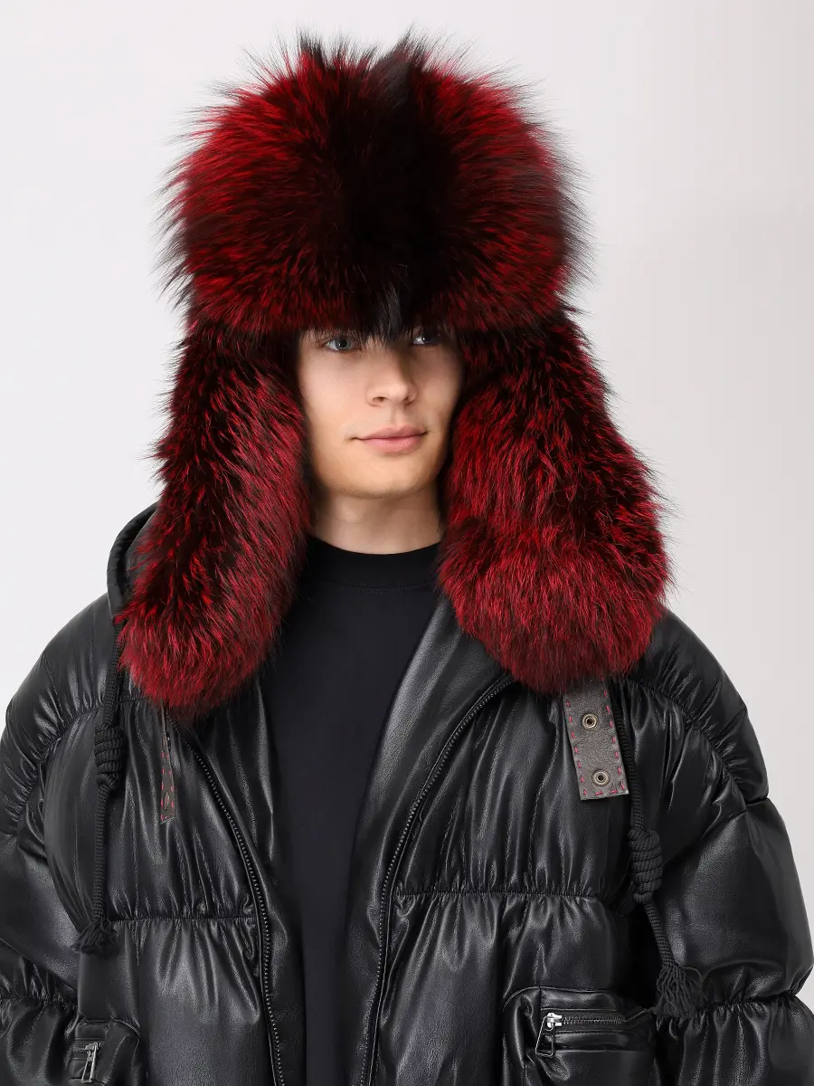 Шапка-ушанка меховая