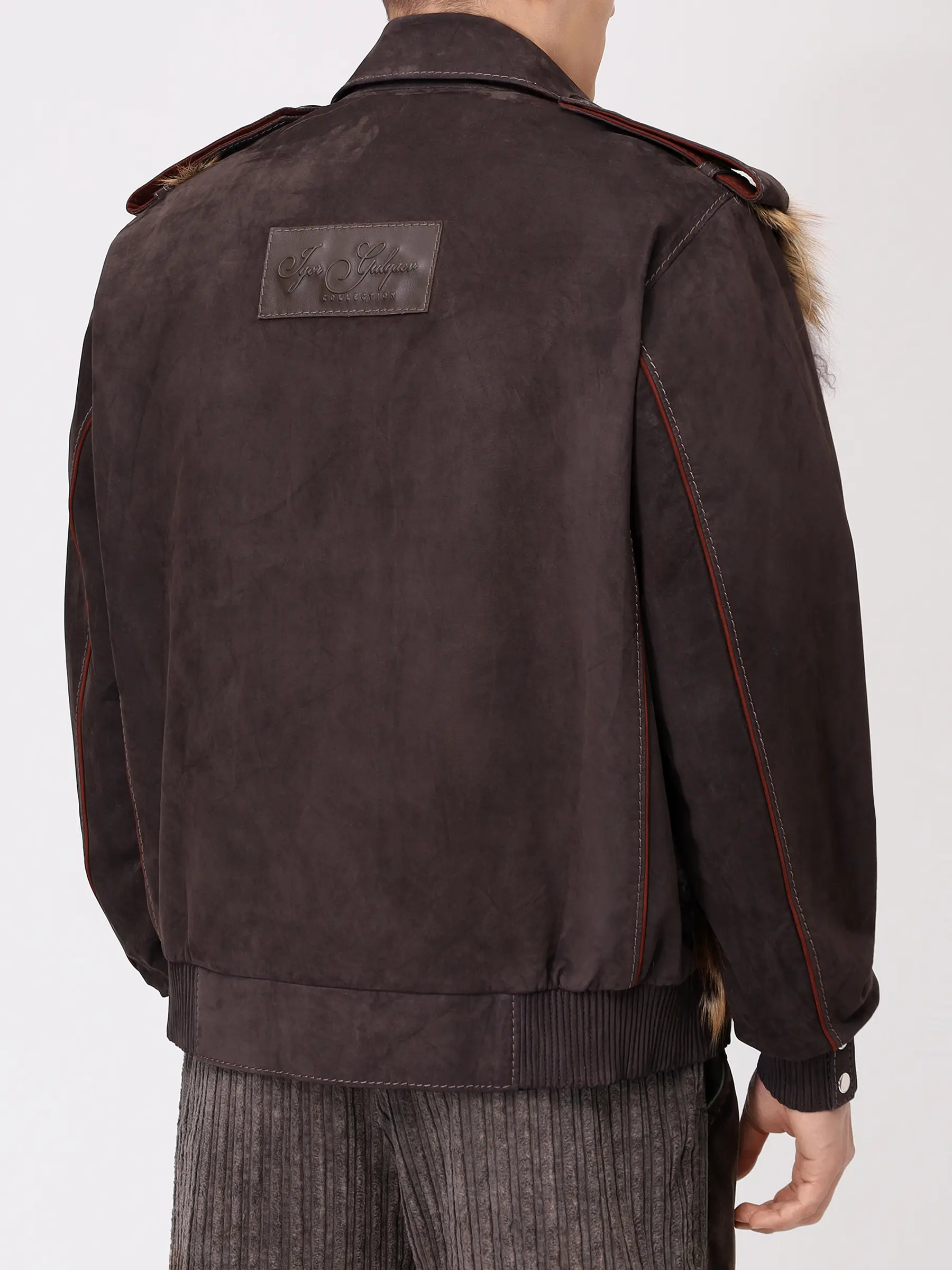 Куртка замшевая с мехом