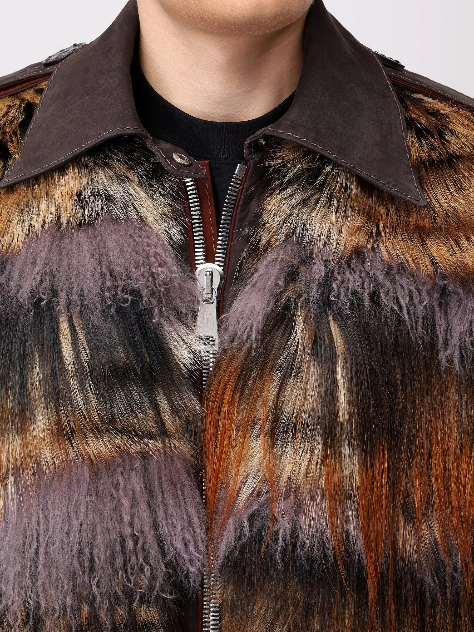 Куртка замшевая с мехом