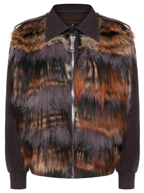 Куртка замшевая с мехом IGORGULYAEV