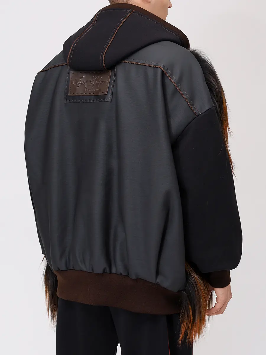 Куртка с мехом яка