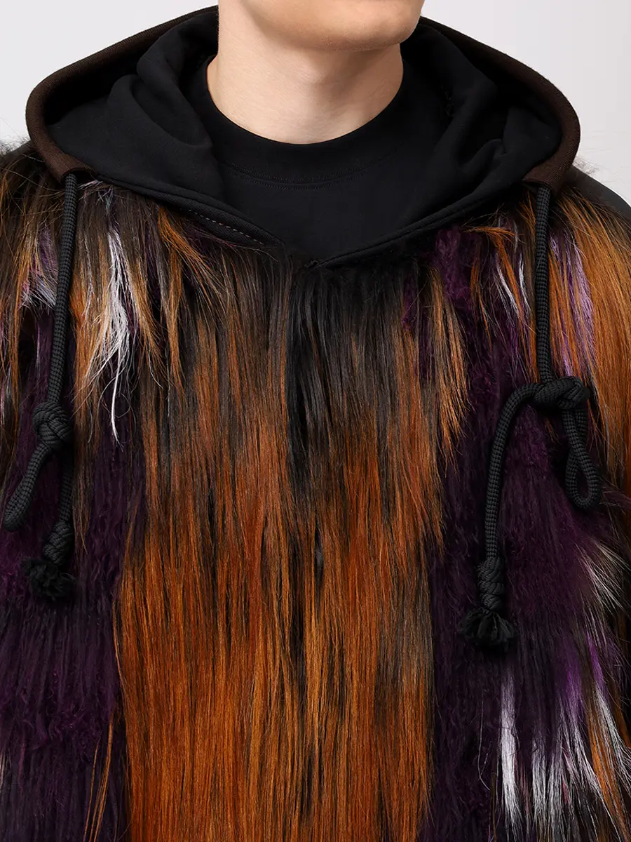 Куртка с мехом яка