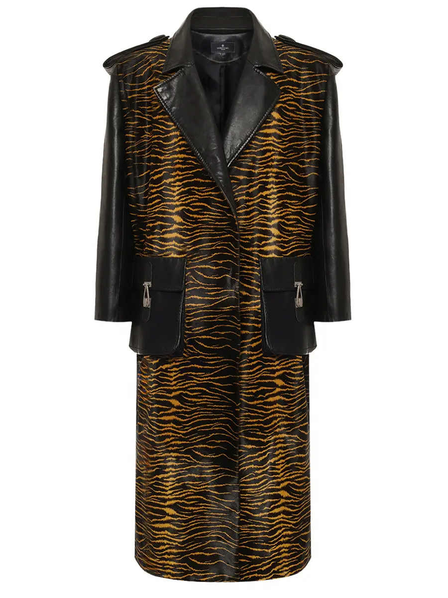 Пальто из меха кенгуру