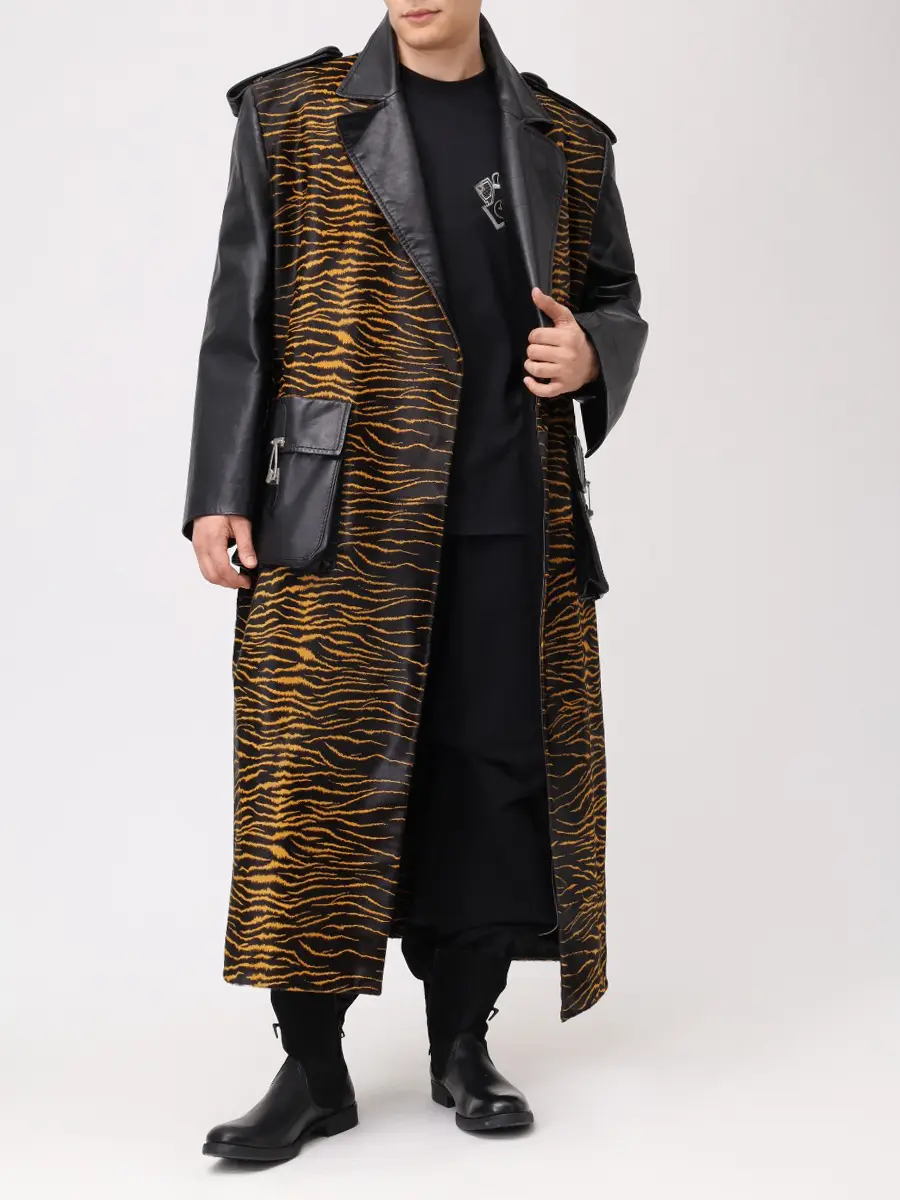 Пальто из меха кенгуру