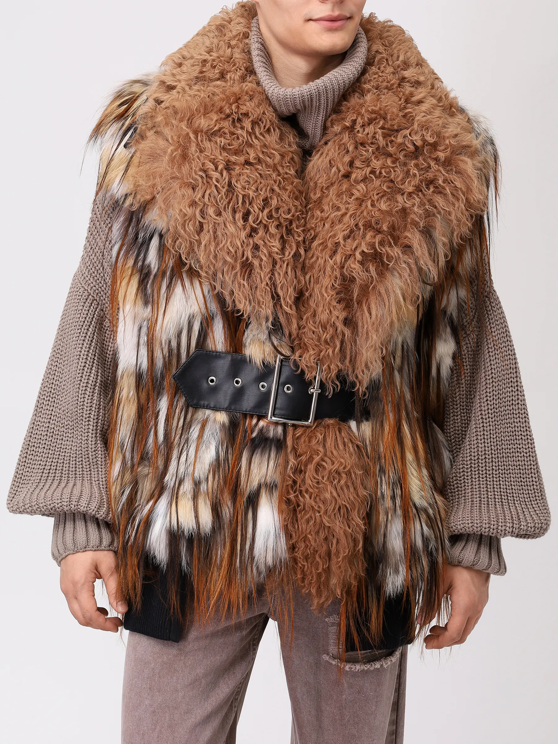 Жилет из меха