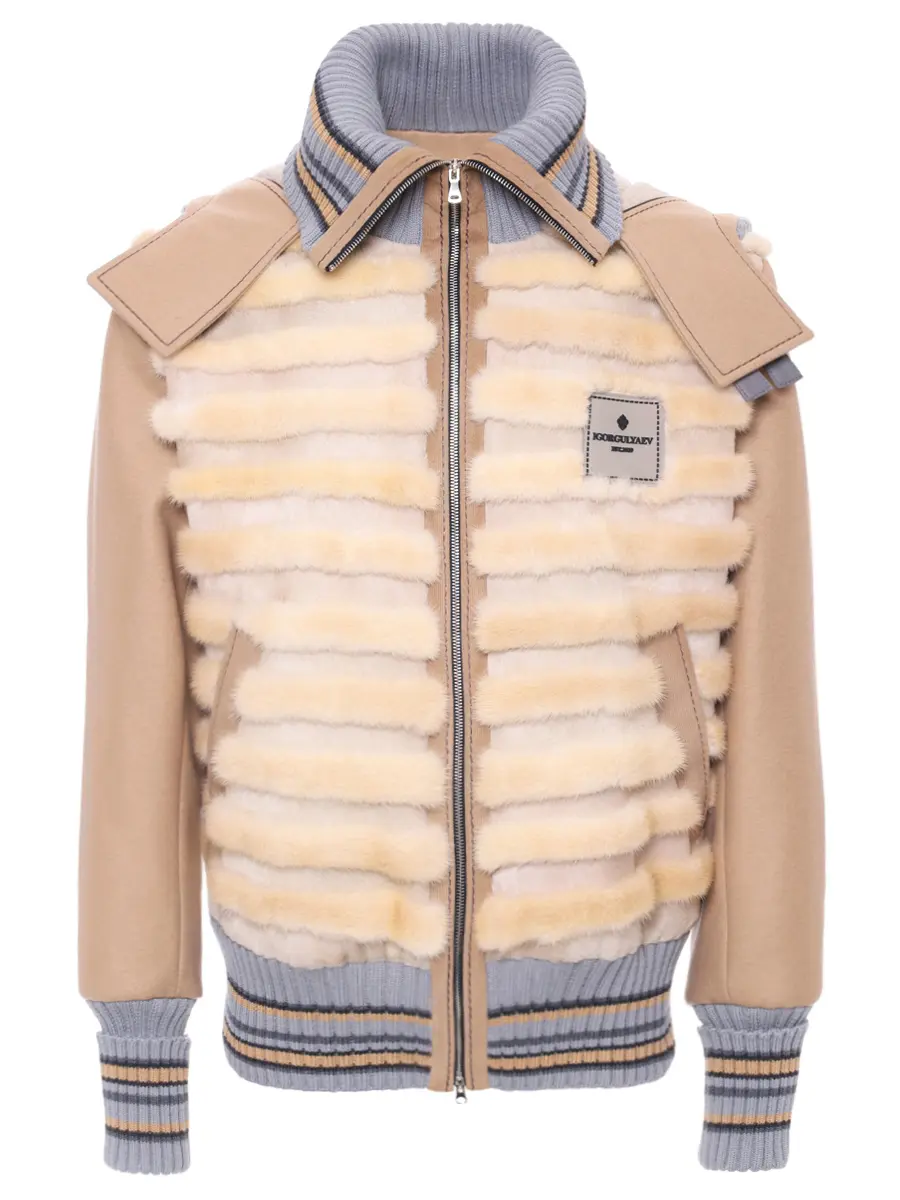 Куртка шерстяная с мехом