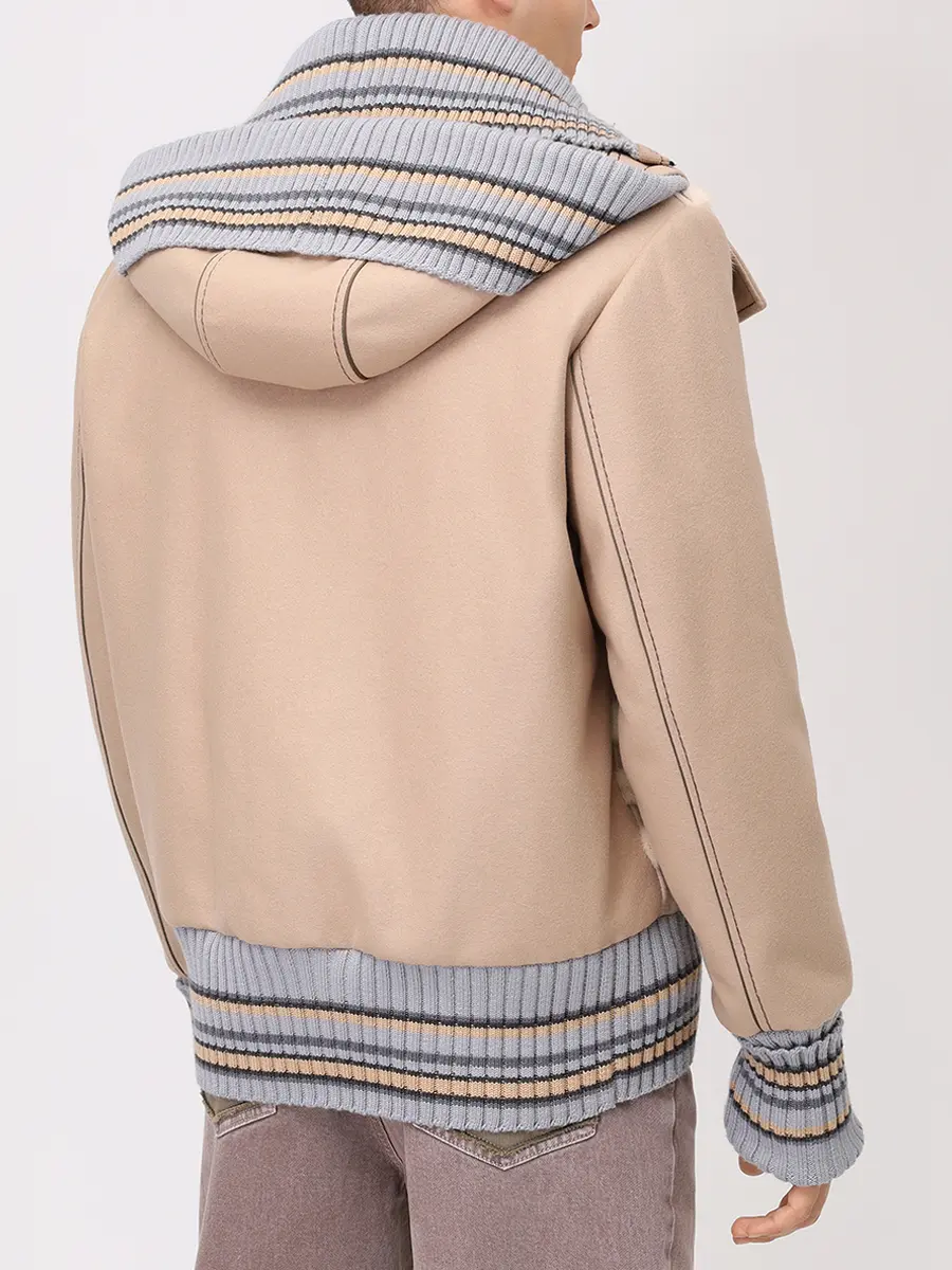 Куртка шерстяная с мехом