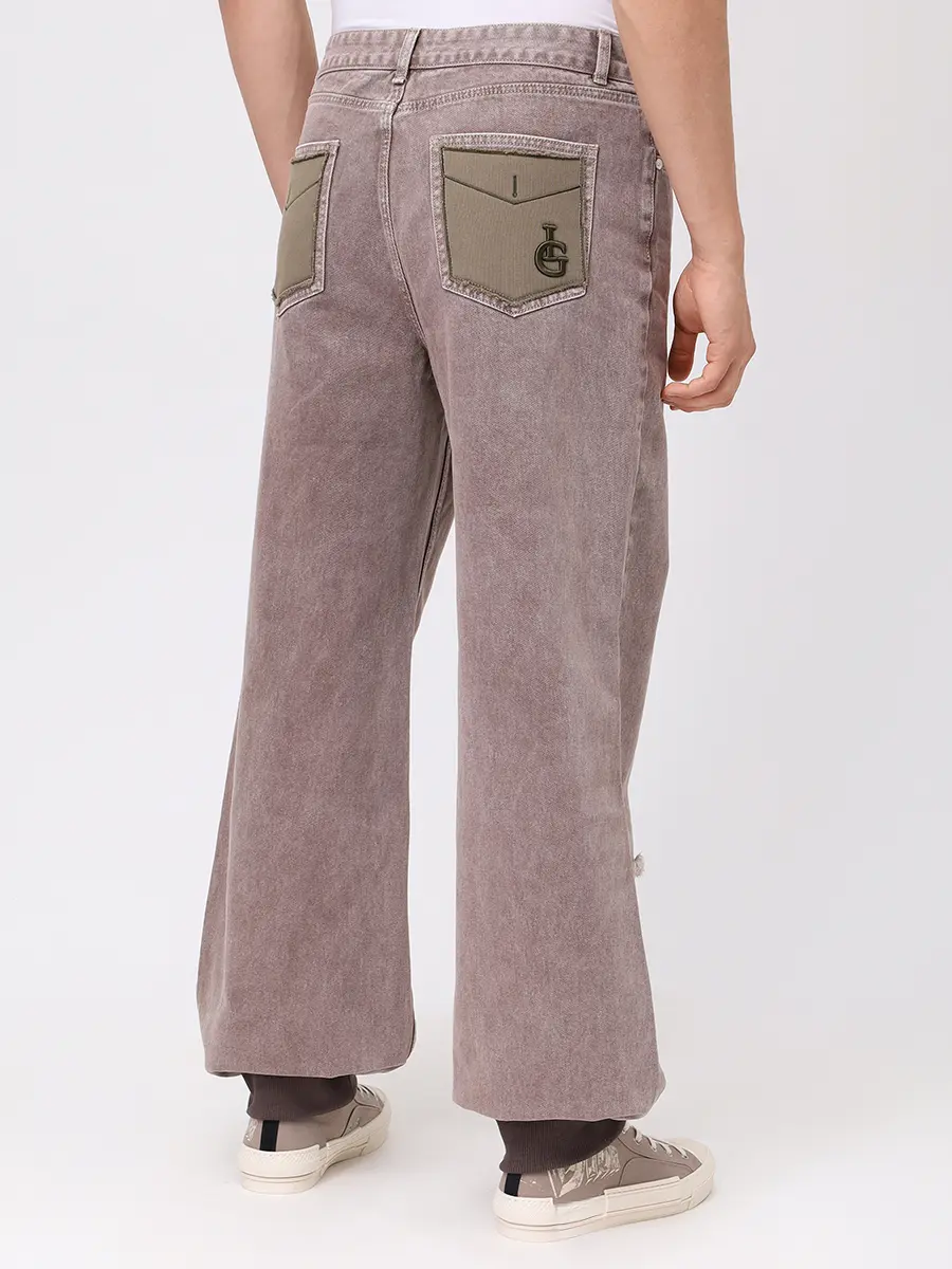 Джоггеры джинсовые