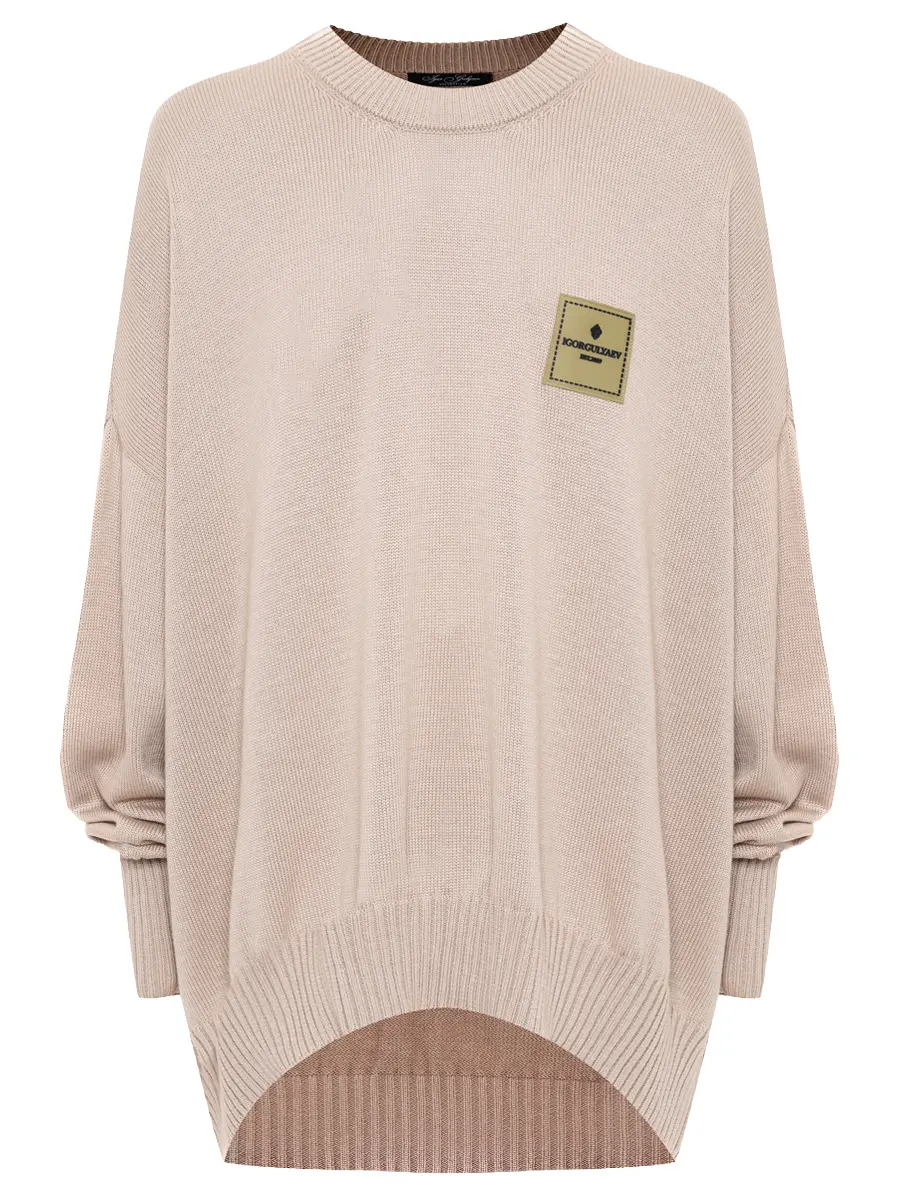 Джемпер из хлопка и вискозы