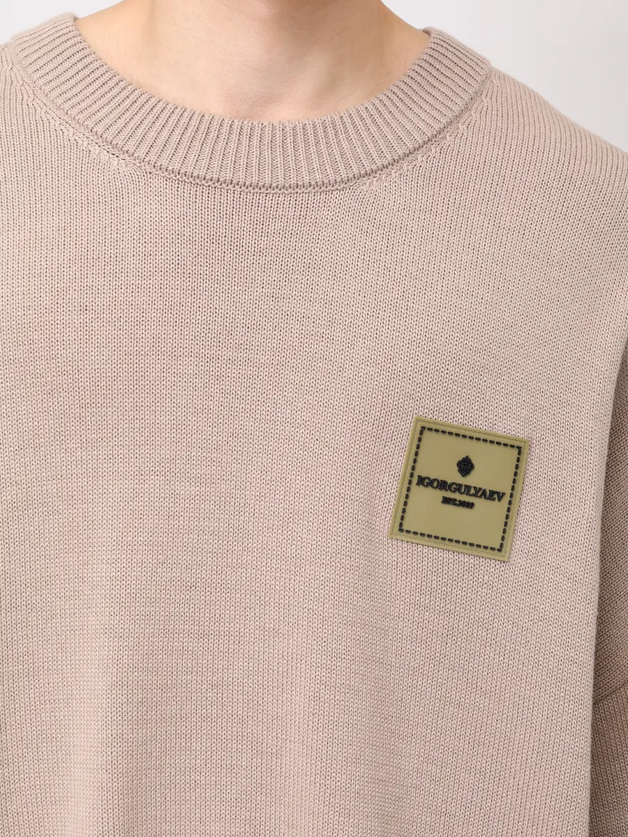 Джемпер из хлопка и вискозы