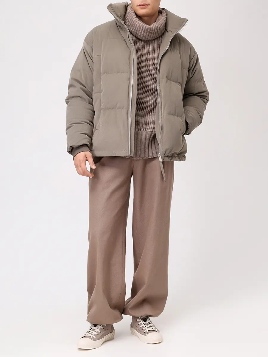 Пуховик стеганый