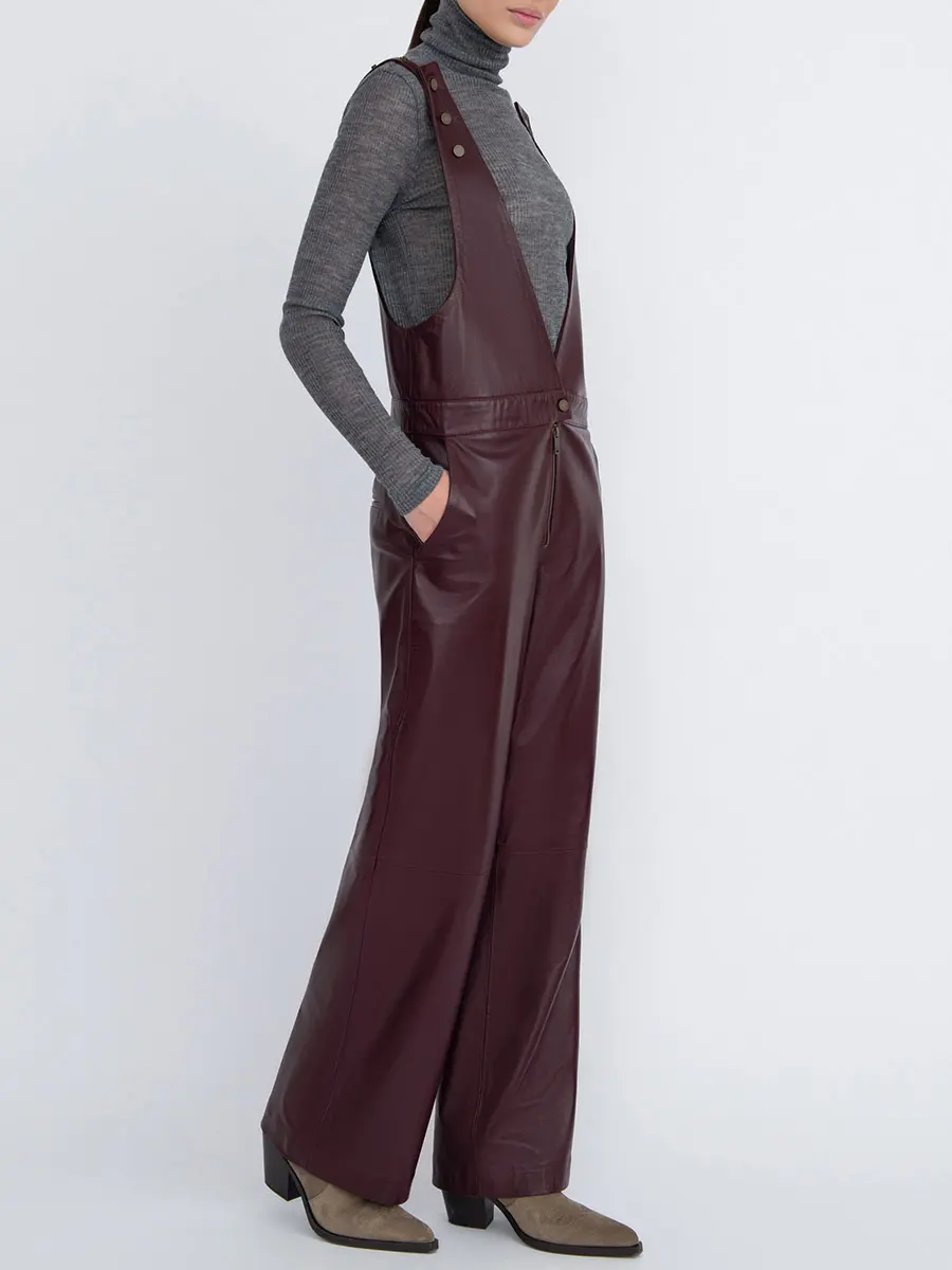 Комбинезон кожаный