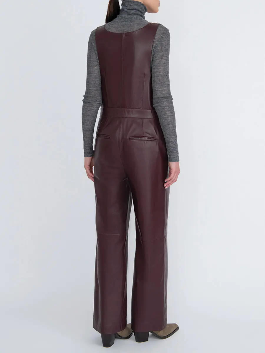 Комбинезон кожаный