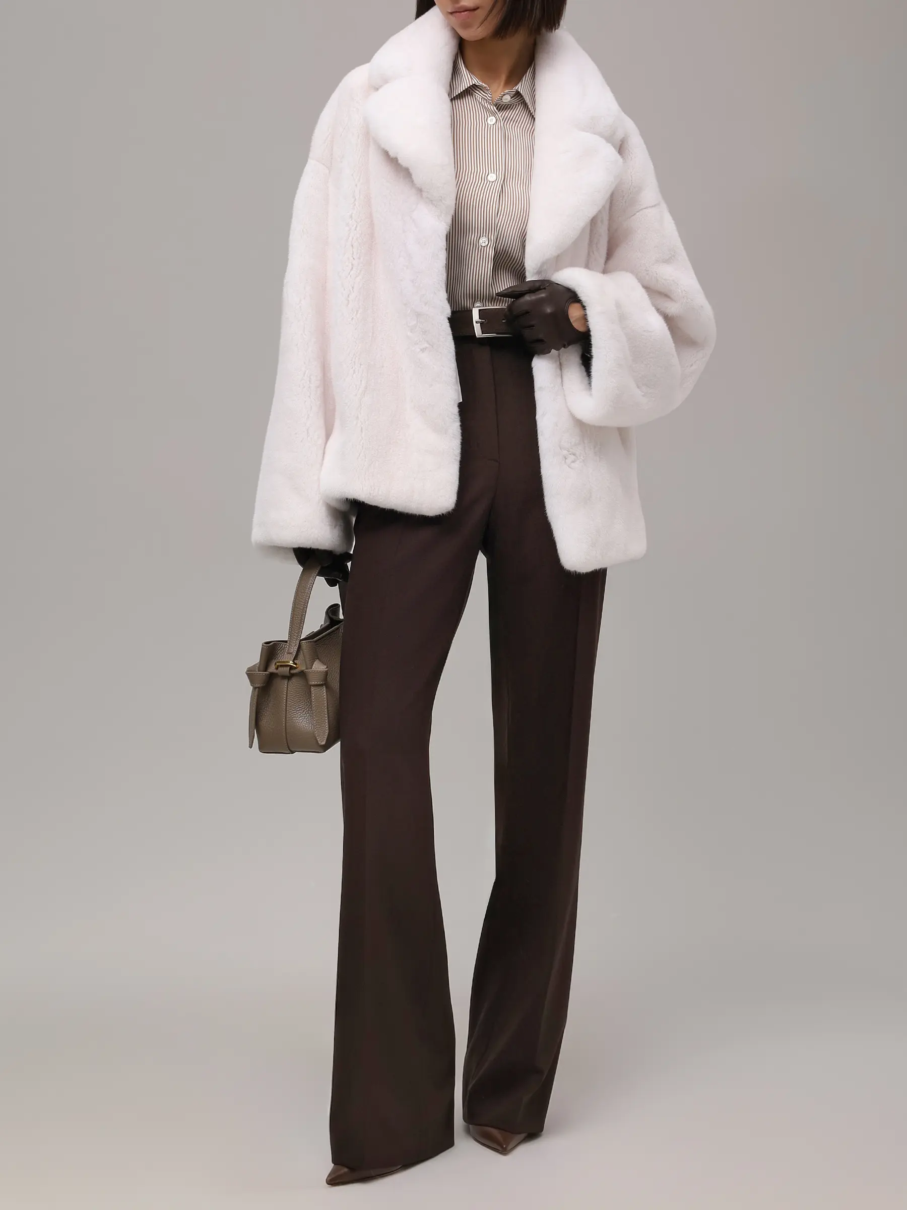 Полушубок норковый Вивиан