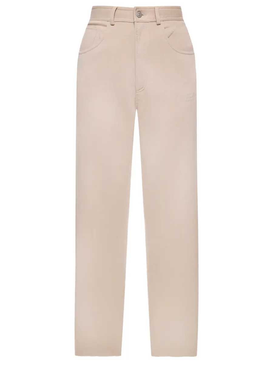 Брюки однотонные