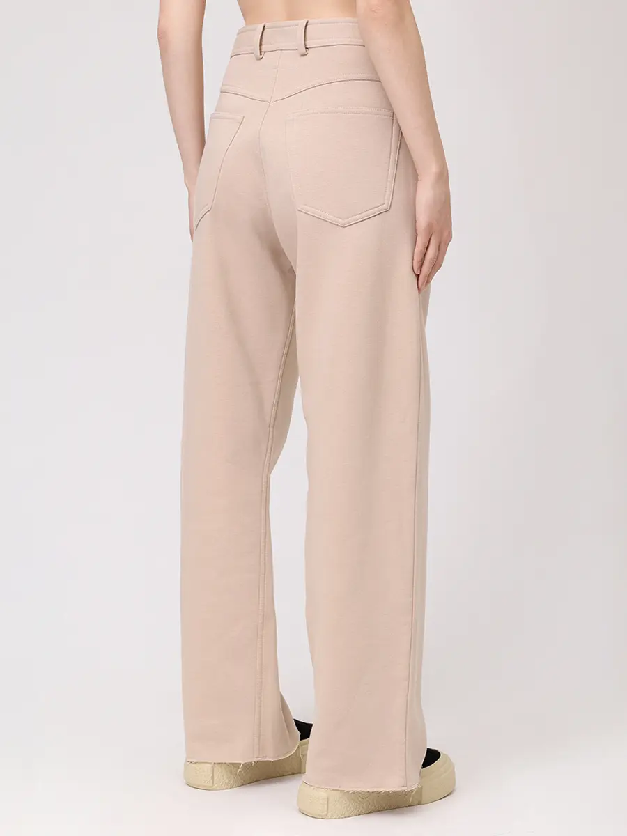 Брюки однотонные