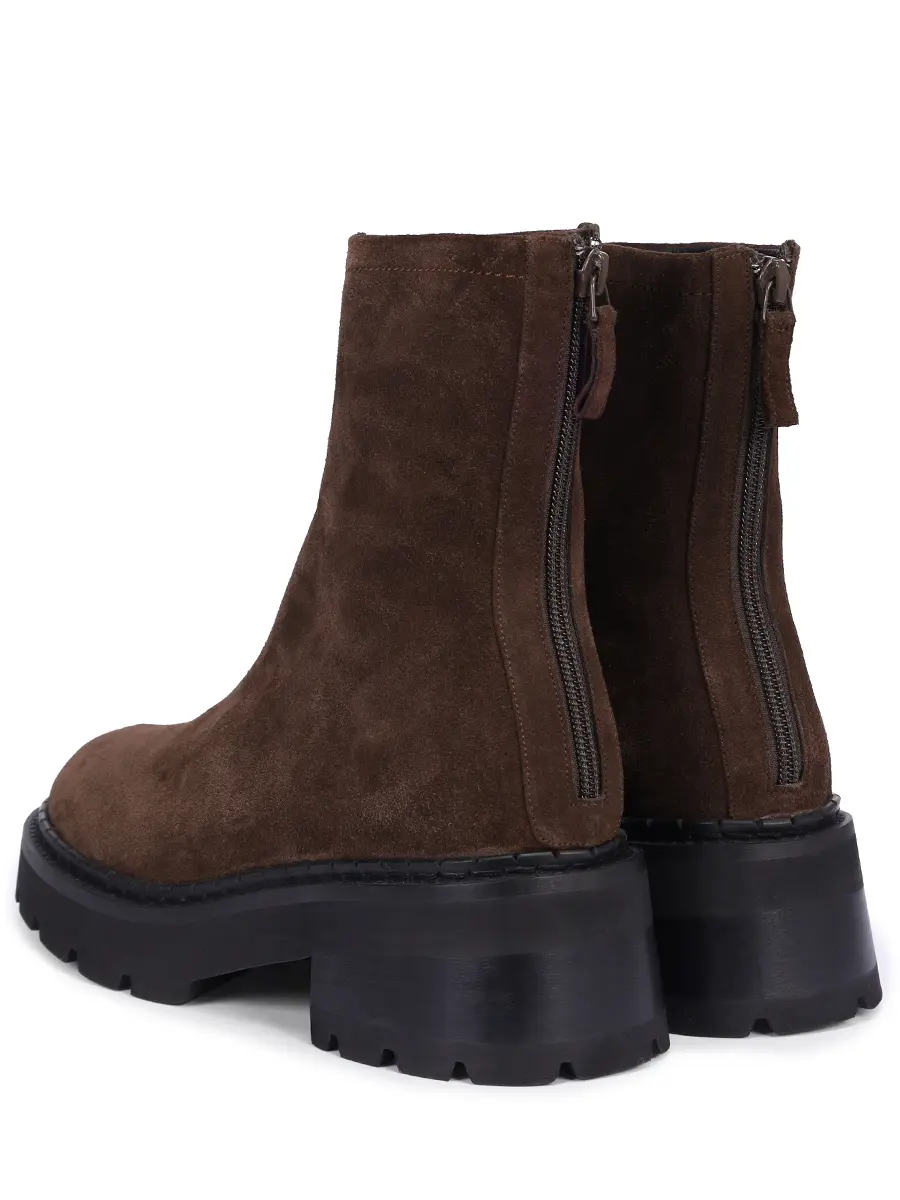 Ботинки замшевые