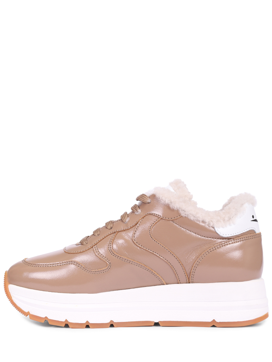 Кроссовки кожаные на меху