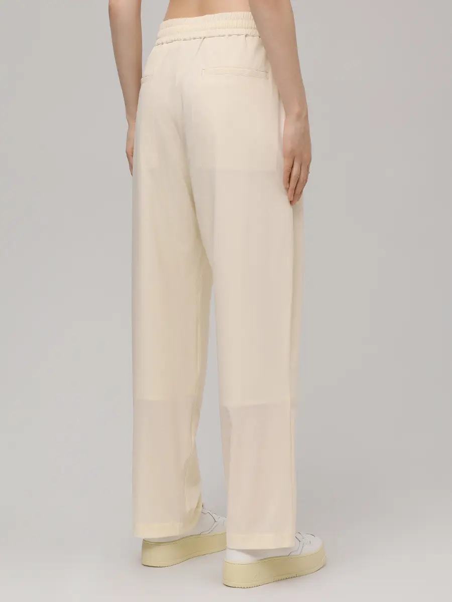 Брюки однотонные