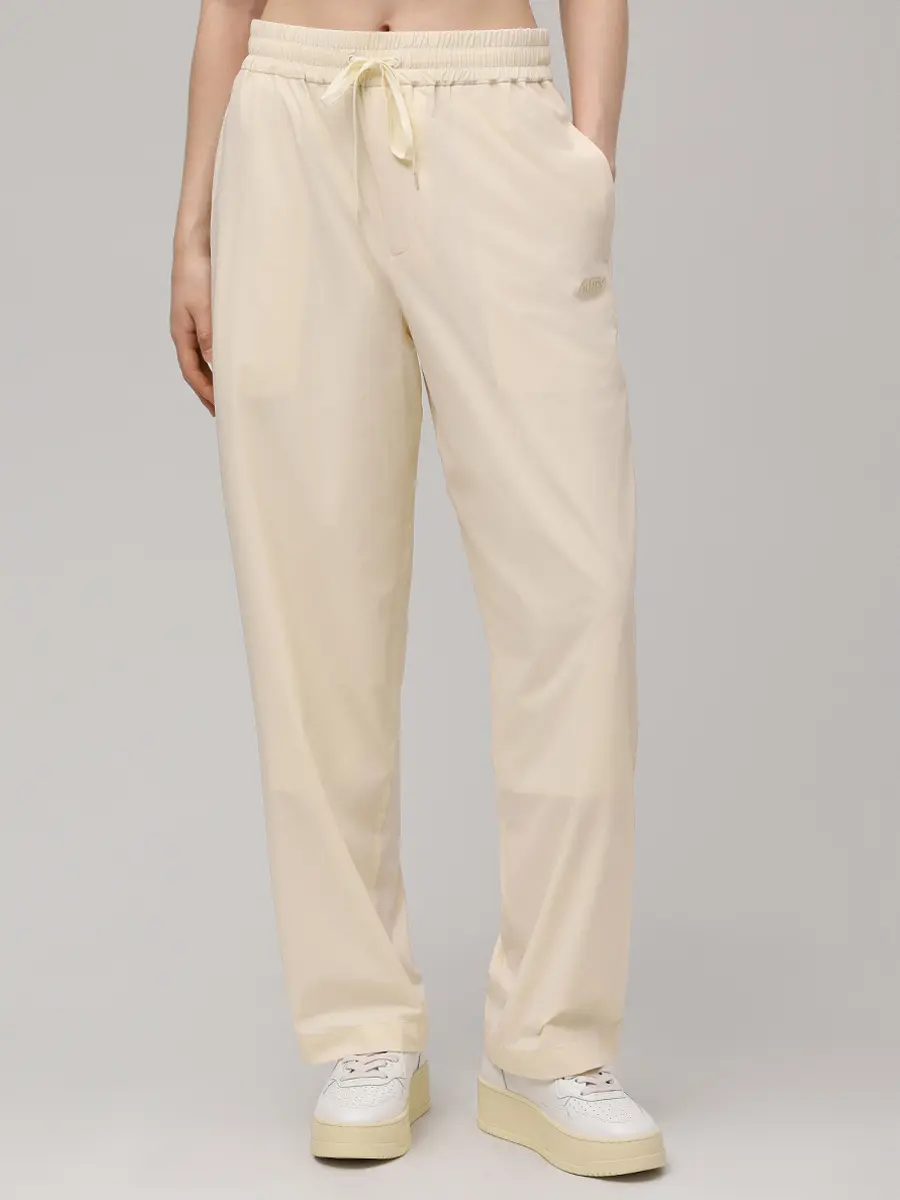 Брюки однотонные