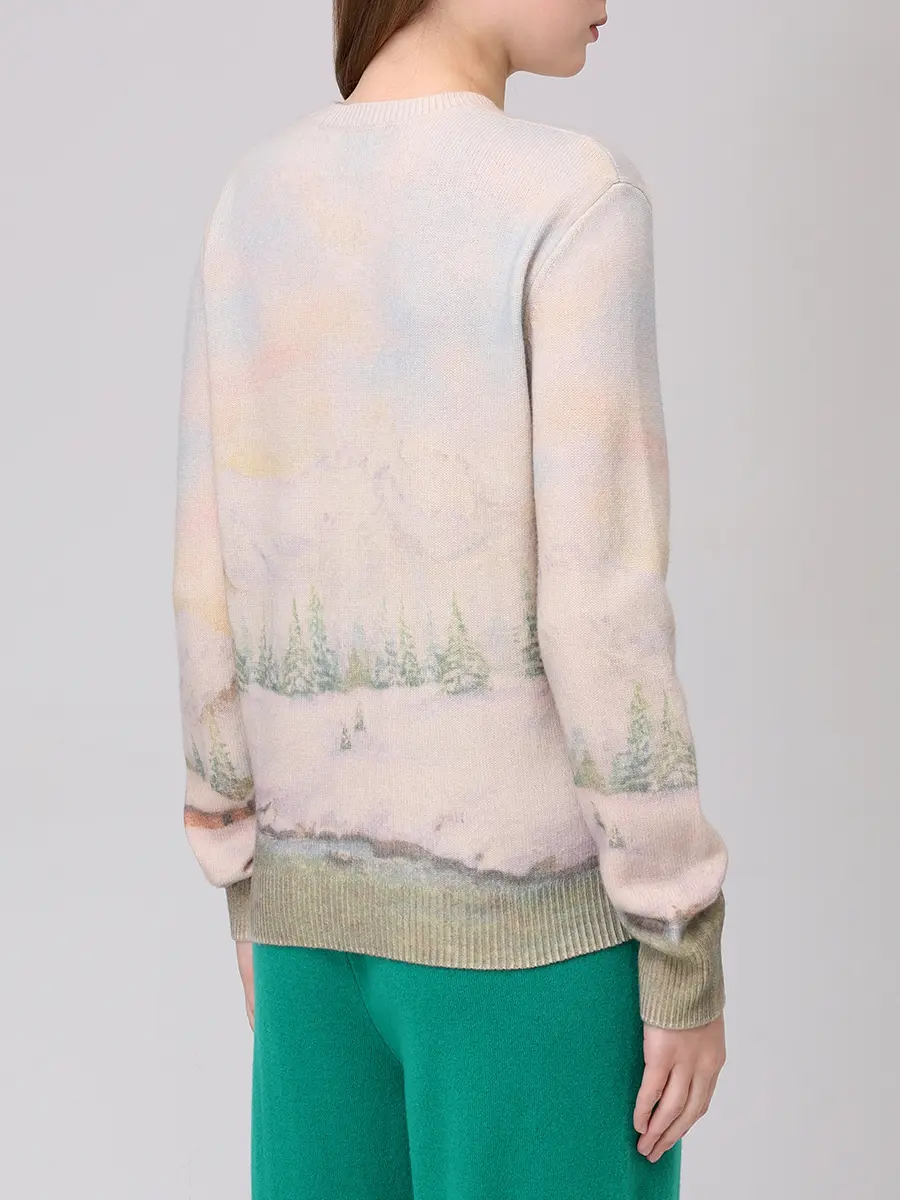 Джемпер с принтом