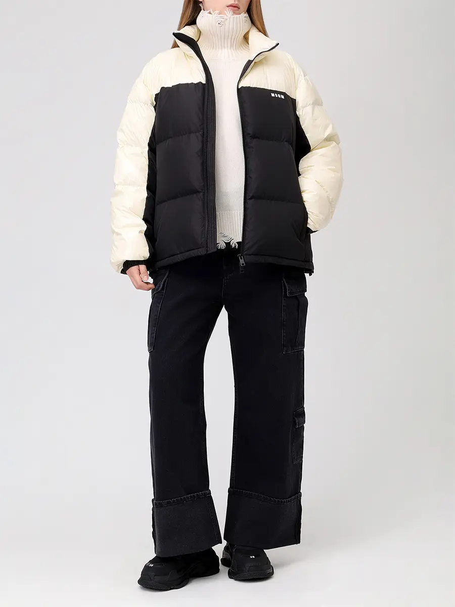 Пуховик стеганый