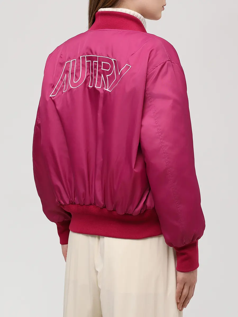 Бомбер однотонный