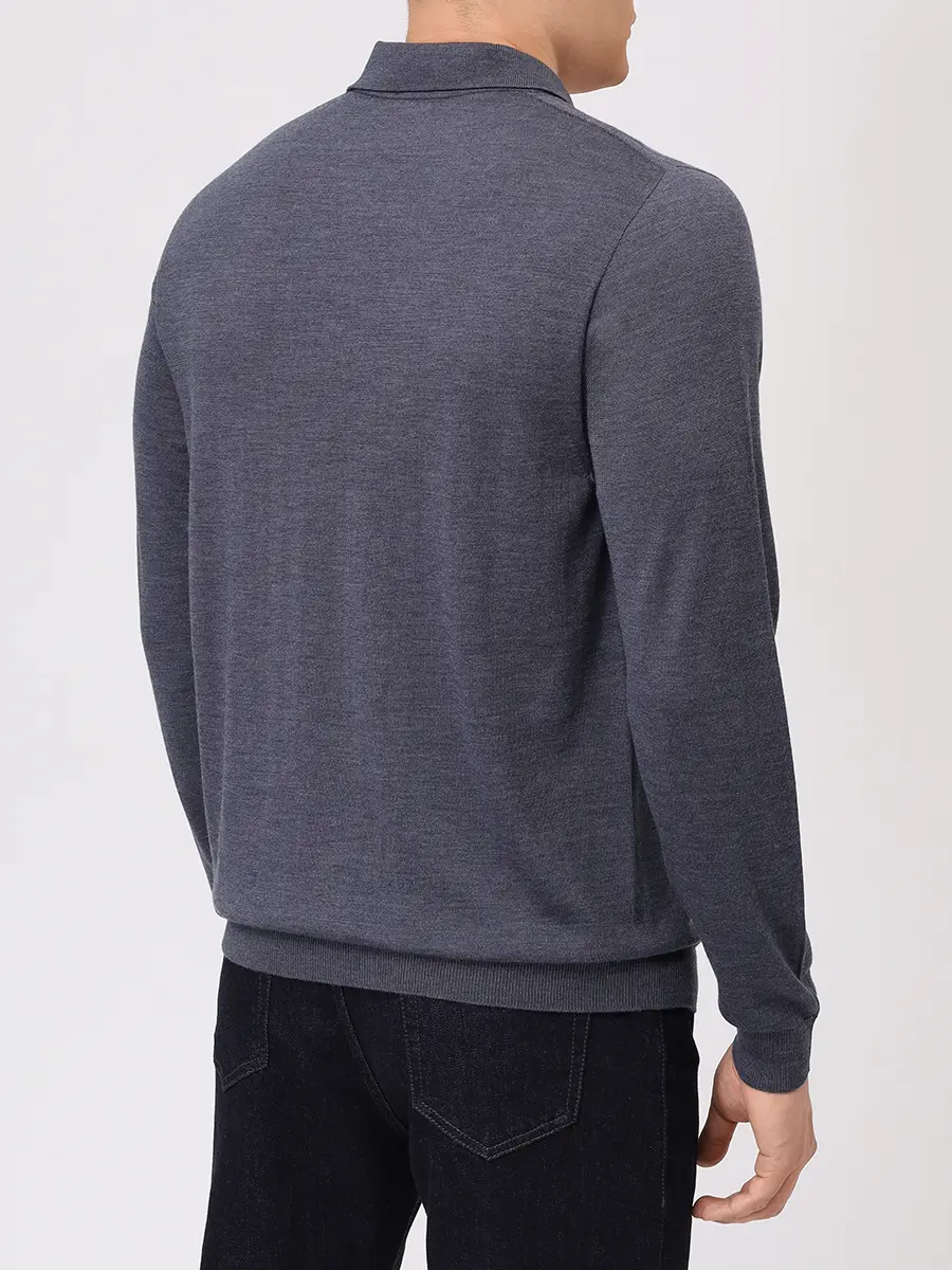 Поло из шерсти и шелка