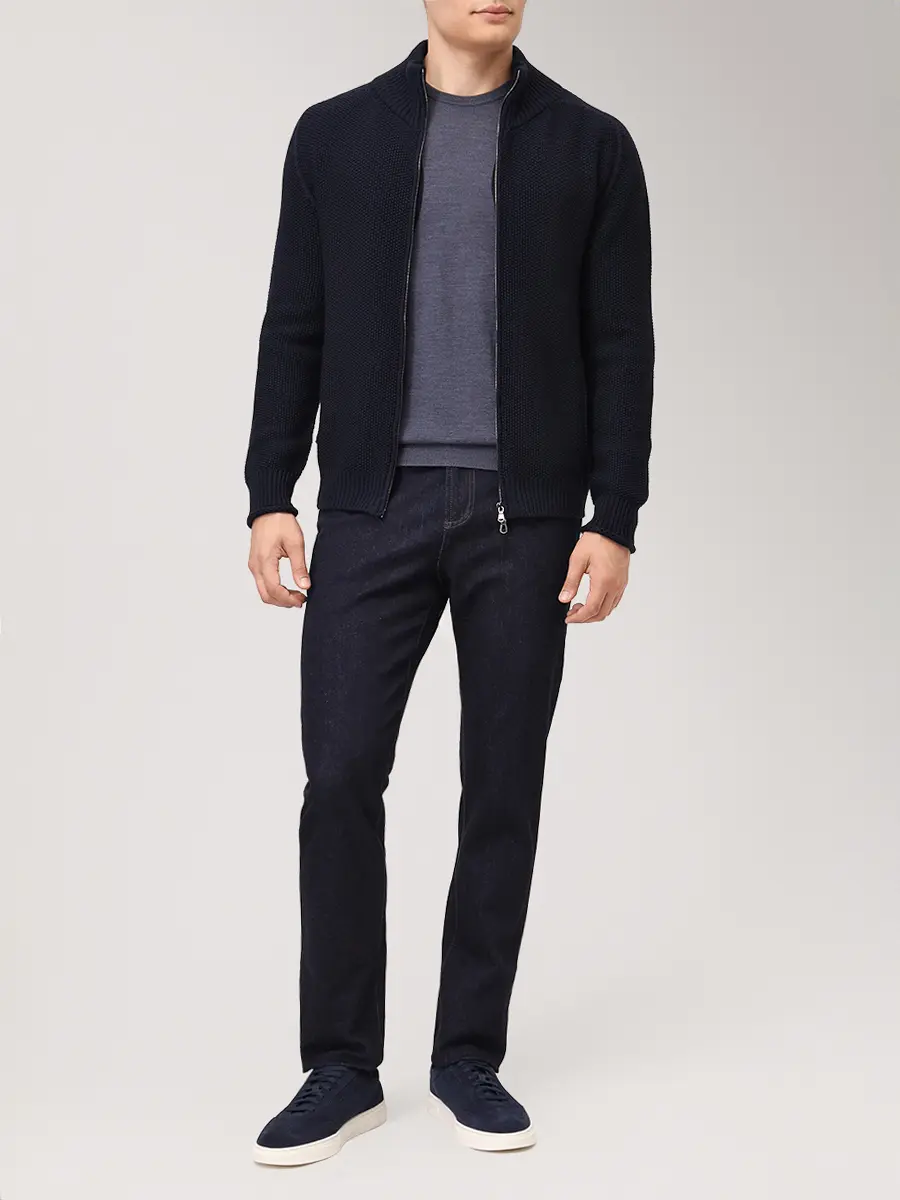 Джемпер из шерсти и шелка