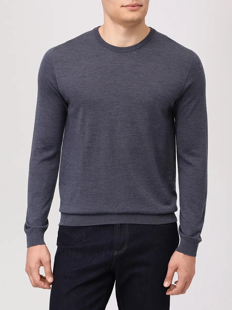 Джемпер из шерсти и шелка