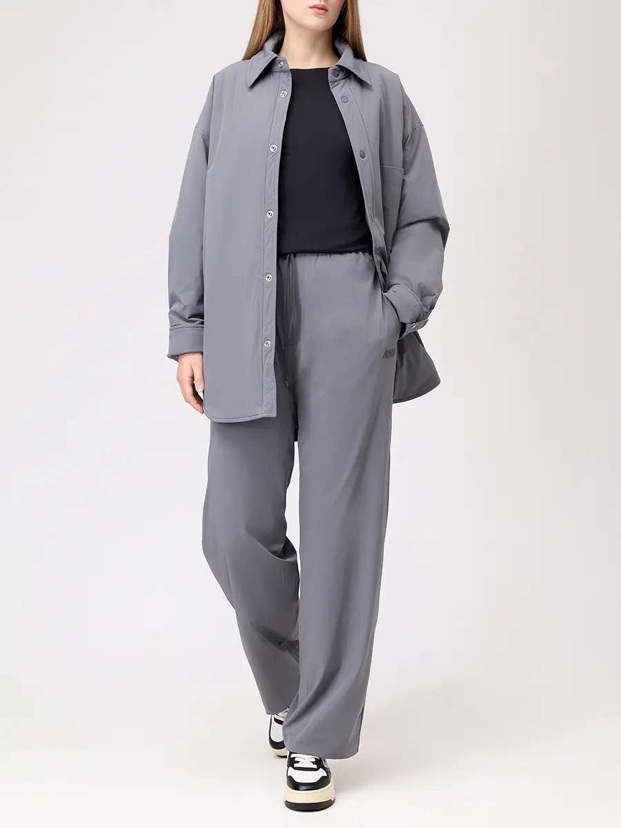 Брюки однотонные