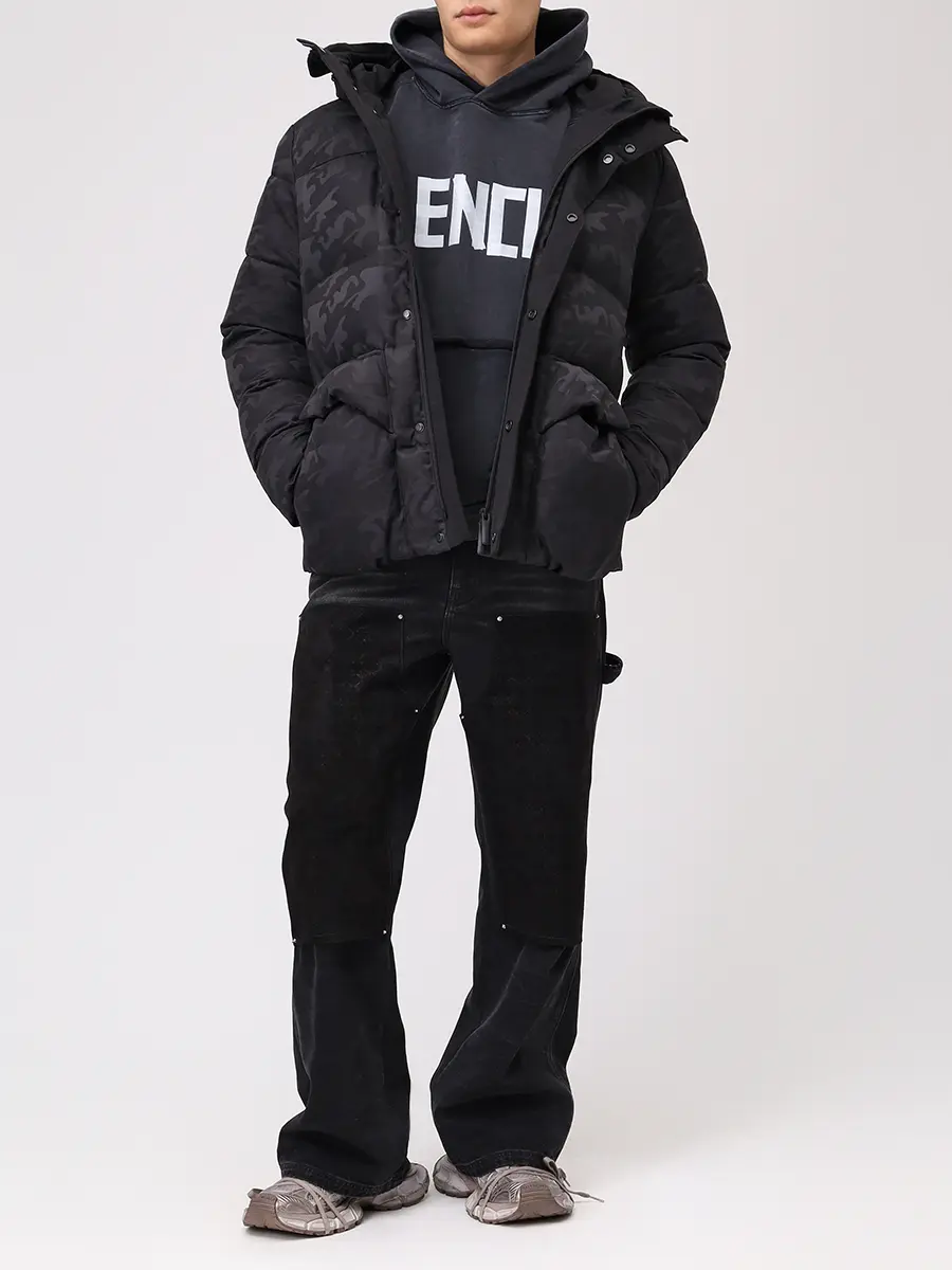 Пуховик стеганый