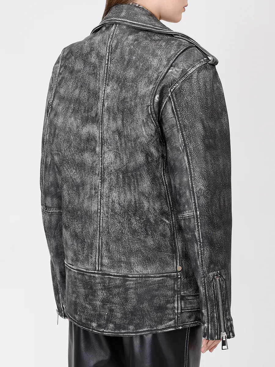 Куртка кожаная