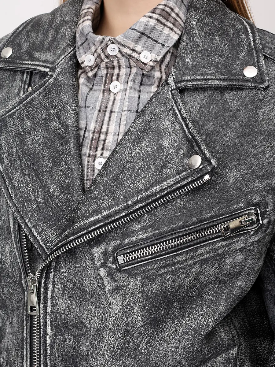 Куртка кожаная