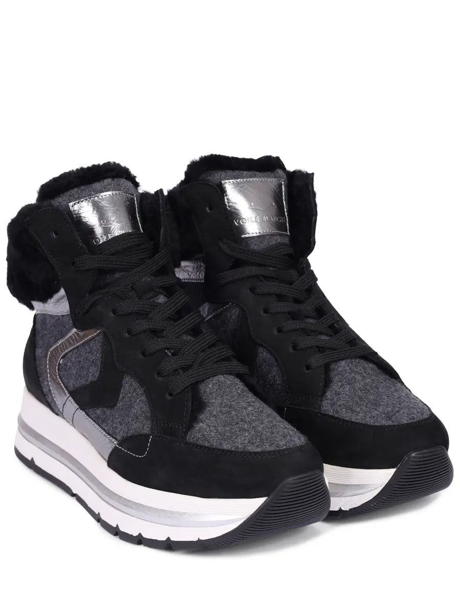 Кроссовки комбинированные на меху