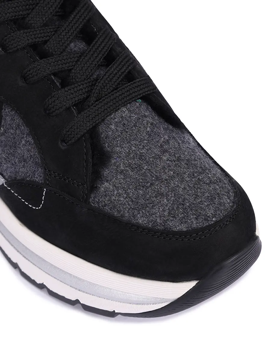 Кроссовки комбинированные на меху