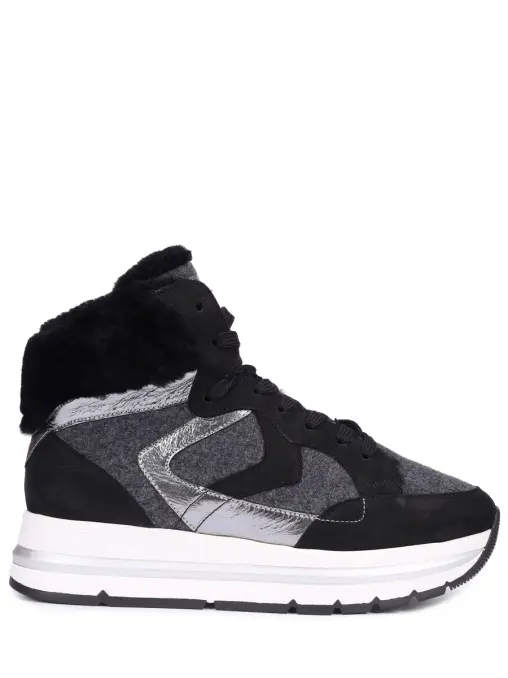 Кроссовки комбинированные на меху VOILE BLANCHE