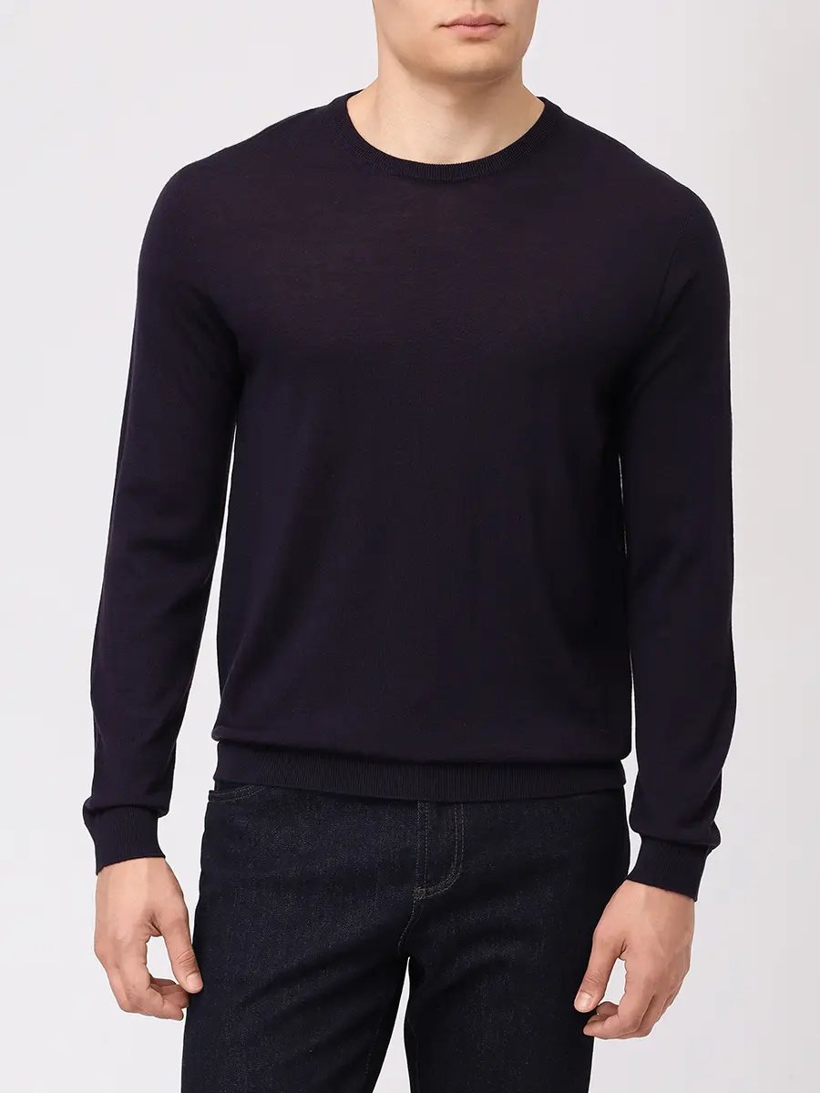 Джемпер из шерсти и шелка